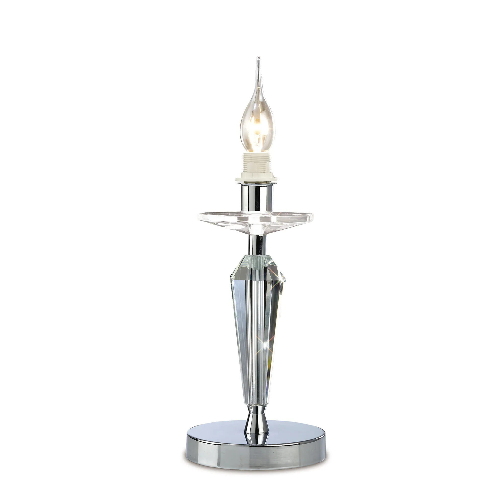 Renzo Crystal Table Lamps Diyas Base Only Lamps